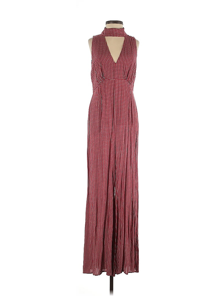 Maeve 100% Rayon Burgundy Jumpsuit Size 4 - photo 1