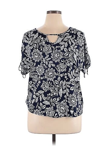 Perseption Concept Short Sleeve Blouse (view 1)