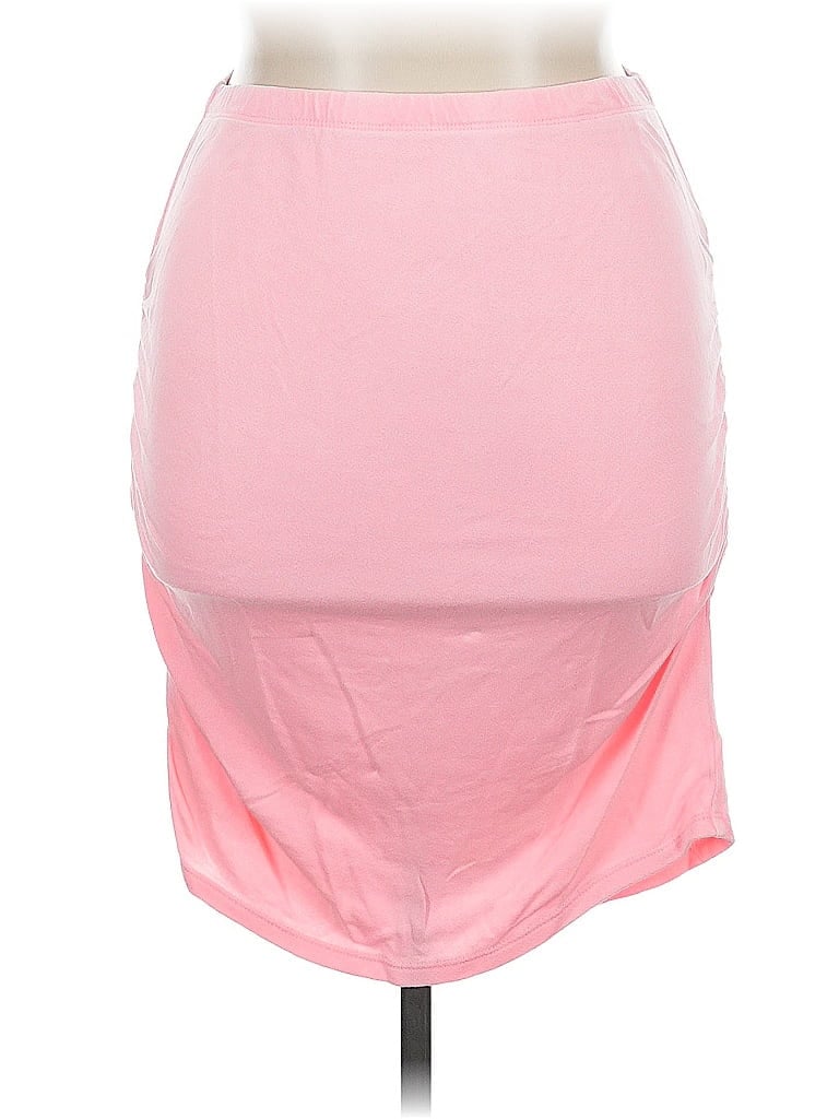 Sundry Solid Pink Casual Skirt Size XL - photo 1