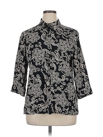 Croft & Barrow 3/4 Sleeve Blouse (view 1)
