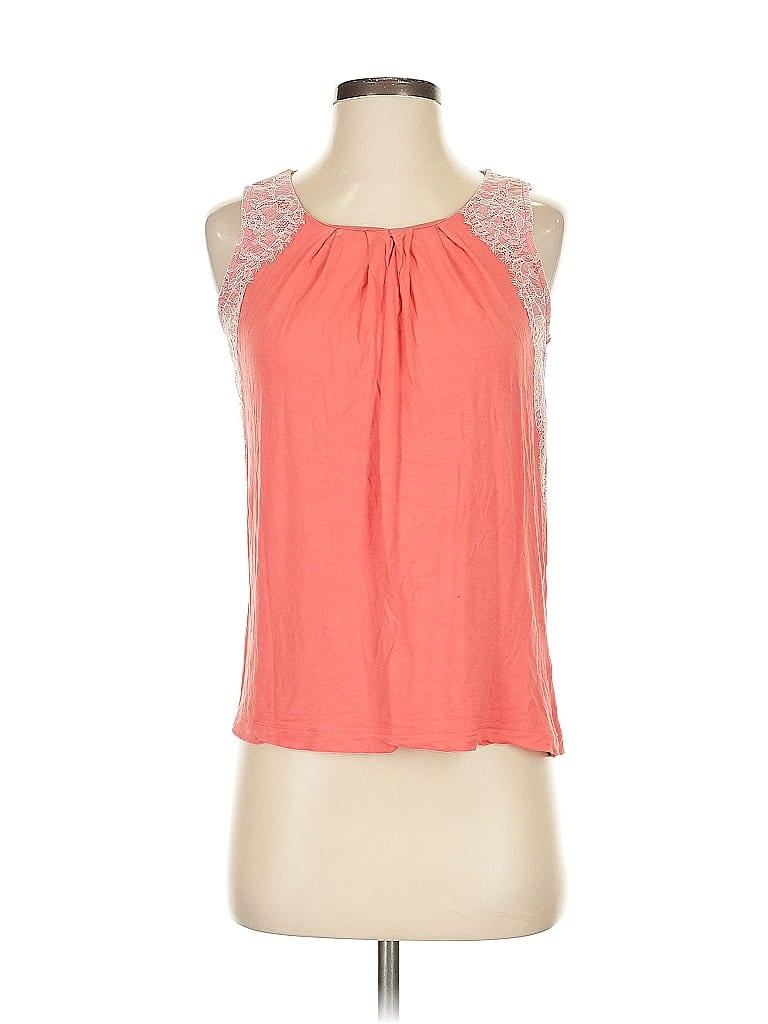 Click to view more detailed imagery on our partner's website Pre-owned Elle Sleeveless Blouse In Orange