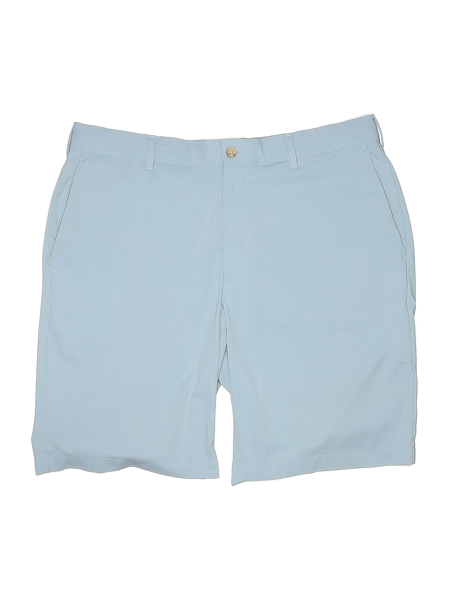 PETER MILLAR Solid Blue Shorts Size 34 waist