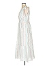 Ann Taylor LOFT Stripes White Casual Dress Size 2 - photo 4