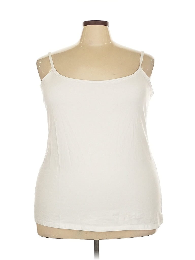 Pre-owned George Tank Top Ivory Strapless Neckline Tops In White