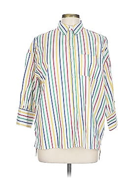 Pomander Place 3/4 Sleeve Button Down Shirt