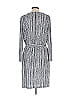Armani Exchange 100% Polyester Stripes Gray Casual Dress Size L - photo 2