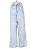 Divided by H&M Stripes Blue Jeans Size 4 - photo 1