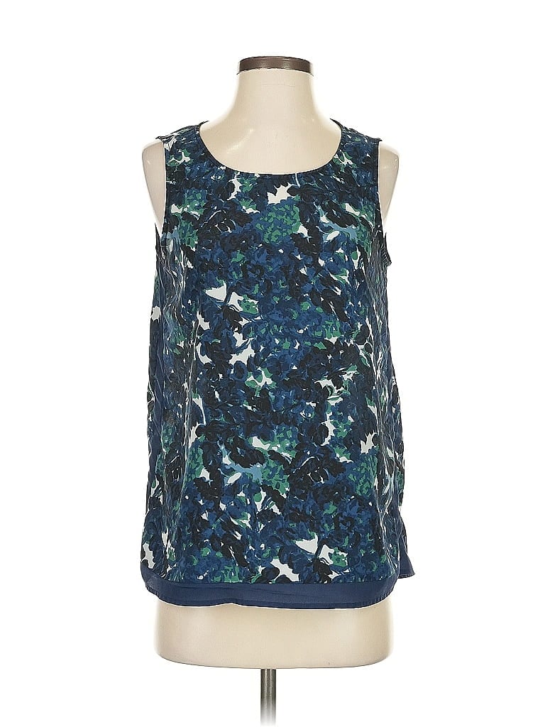Click to view more detailed imagery on our partner's website Pre-owned Gap Outlet Tank Top Blue Halter Neckline Tops