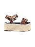 Schutz Animal Print Brown Heels Size 6 1/2 - photo 1
