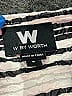 W by Worth Stripes Silver Casual Skirt Size 6 - photo 4