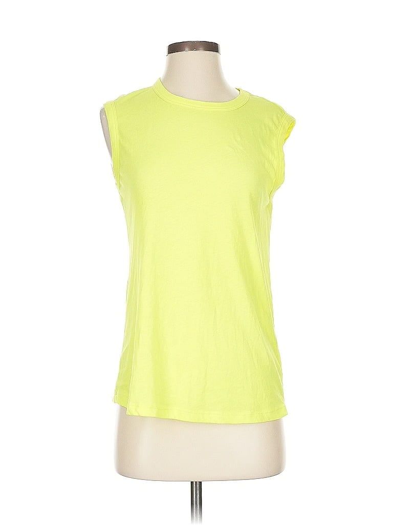Pre-owned A.l.c Sleeveless T-shirt In Yellow