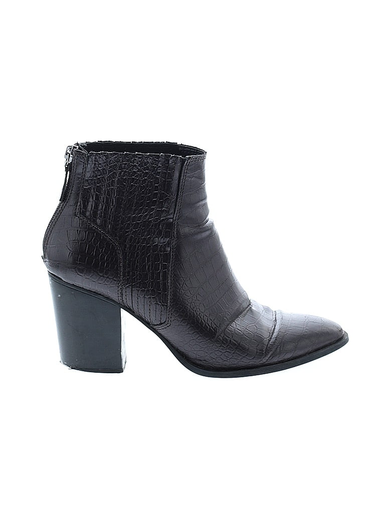 Pre-owned Zara Ankle Boots In Purple