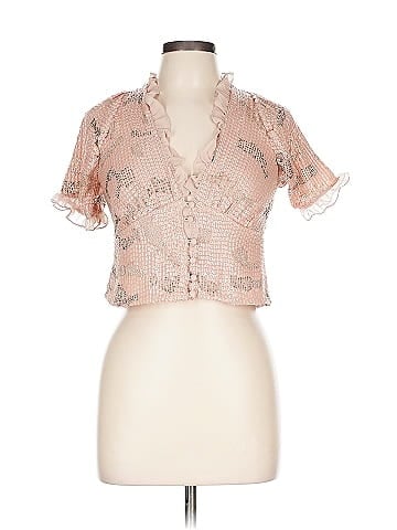 Forever That Girl for Anthropologie Short Sleeve Blouse (view 1)