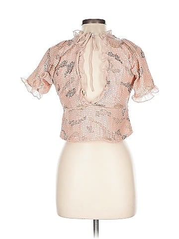 Forever That Girl for Anthropologie Short Sleeve Blouse (view 2)