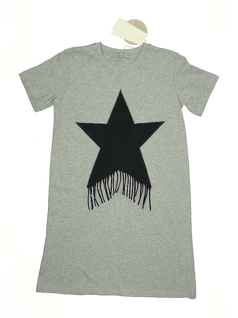 Stella McCartney 100% Cotton Stars Gray Dress Size 14 (big kids) - photo 1