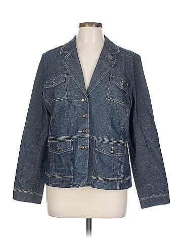 Marie Claire Classic Blue Denim Jacket Design (view 1)