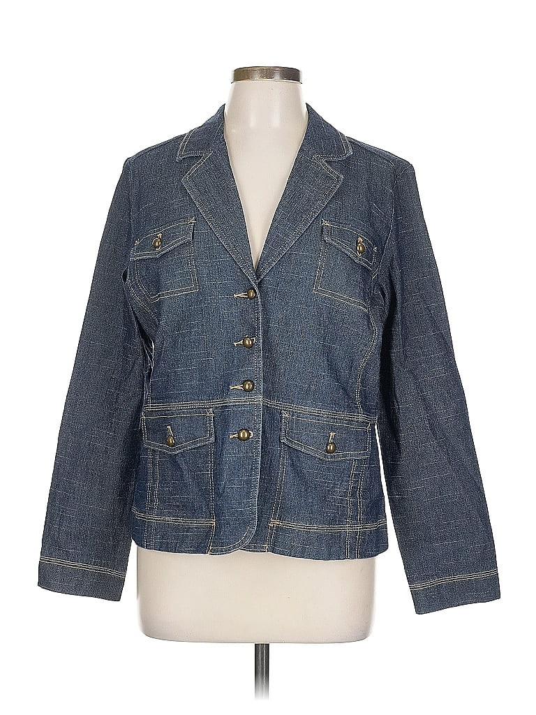 Click to view more detailed imagery on our partner's website Pre-owned Marie Claire Denim Jacket In Blue