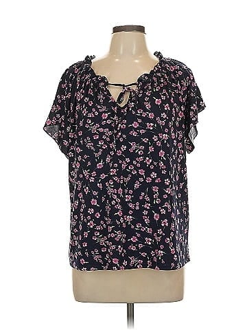 Perseption Concept Short Sleeve Blouse (view 1)