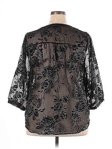 Torrid 3/4 Sleeve Blouse (view 2)