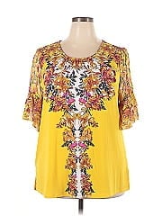 Jm Collection Short Sleeve Blouse