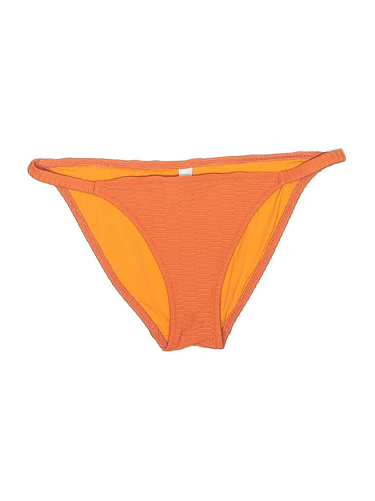 Solid & Striped Orange Swimsuit Bottoms Size M - photo 1