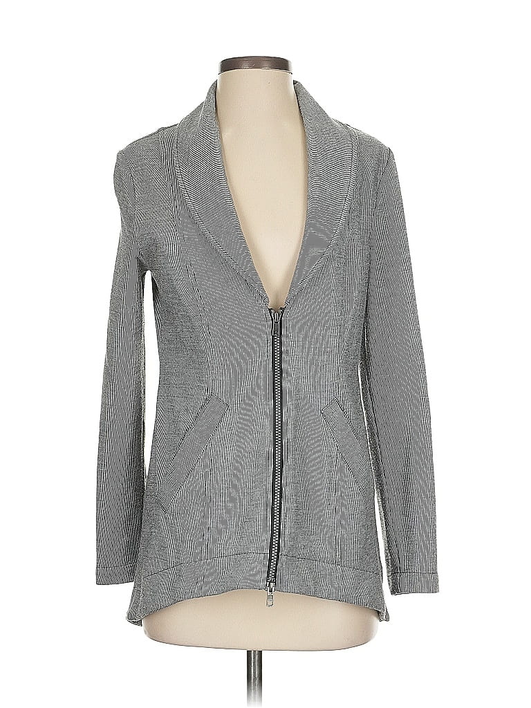 Pre-owned Cabi Blazer Jacket In Gray