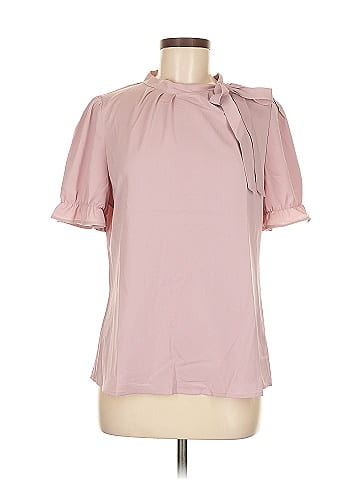 Allegra K Short Sleeve Blouse (view 1)
