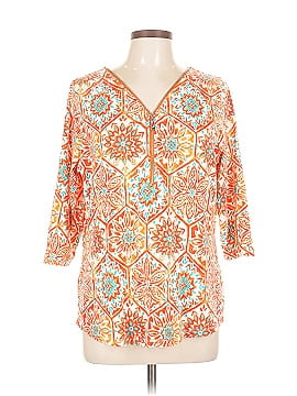 Belle By Kim Gravel 3/4 Sleeve Blouse