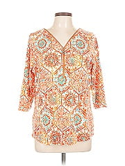 Belle By Kim Gravel 3/4 Sleeve Blouse