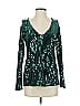 Alexia Admor Teal Long Sleeve Top Size S - photo 1