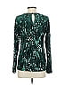 Alexia Admor Teal Long Sleeve Top Size S - photo 2