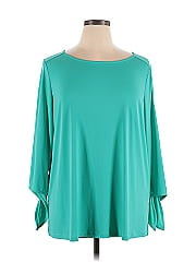 Susan Graver 3/4 Sleeve Top
