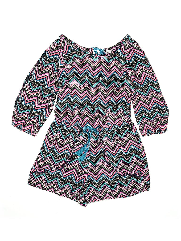 Pre-owned Justice Kids' Romper In Pink