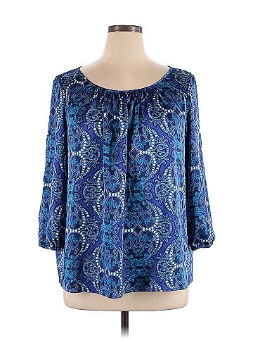 Jones New York Signature 3/4 Sleeve Blouse (view 1)