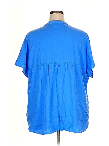 Crown & Ivy Short Sleeve Blouse (view 2)