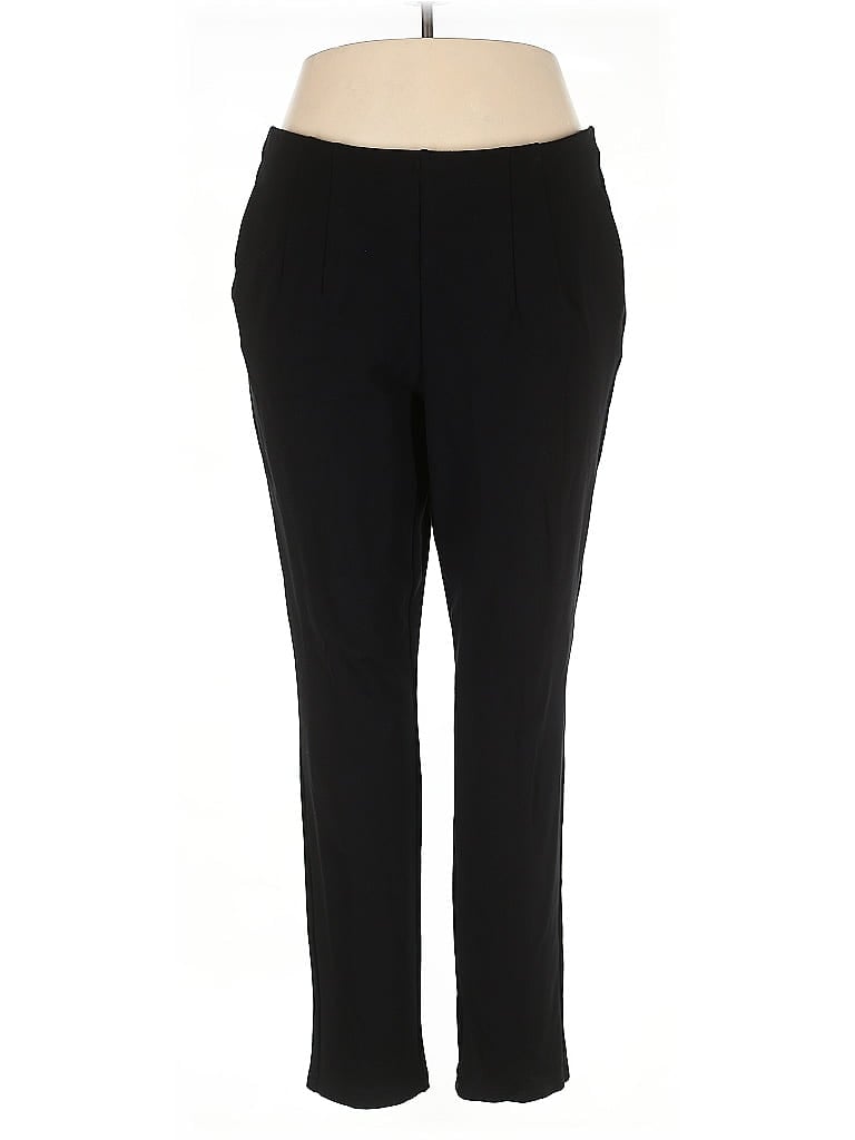 Pre-owned Belle By Kim Gravel Dress Pants In Black