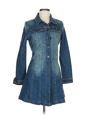 Indigo Rein Classic Blue Denim Jacket Style (view 1)
