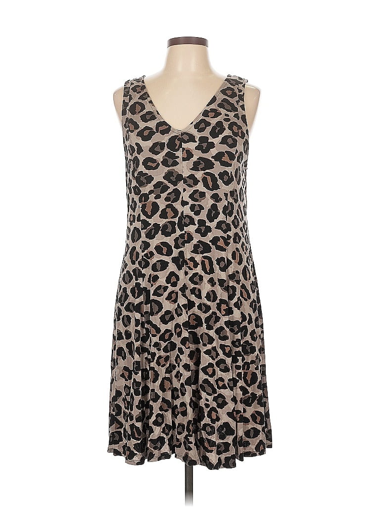 Pre-owned Premise Casual Dress In Brown