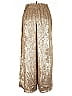 Unbranded 100% Polyester Metallic Gold Casual Pants Size 0X - photo 2