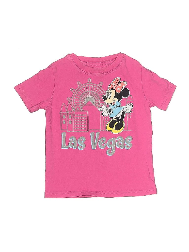 Disney 100% Cotton Pink Short Sleeve T-Shirt Size 3T - photo 1