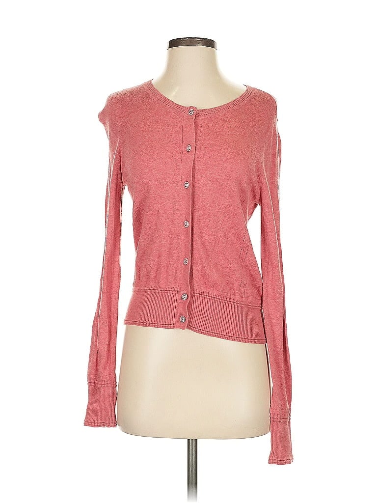 Pre-owned Banana Republic Factory Store Cardigan Sweater In Pink