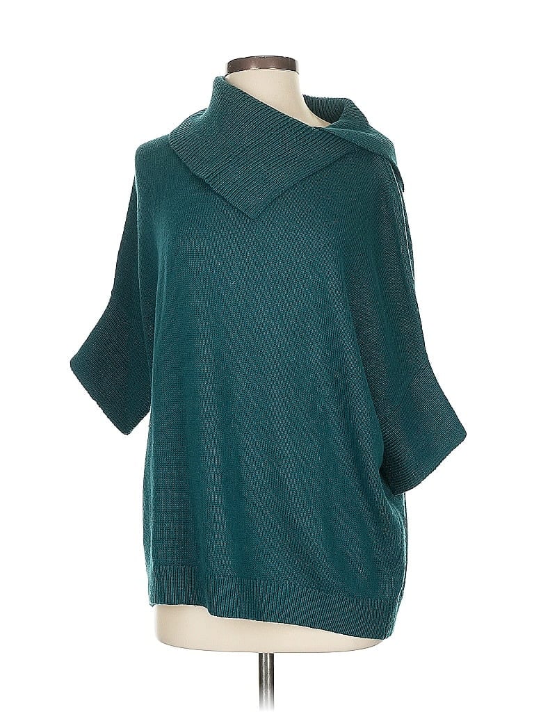 Pre-owned Cabi Poncho In Blue