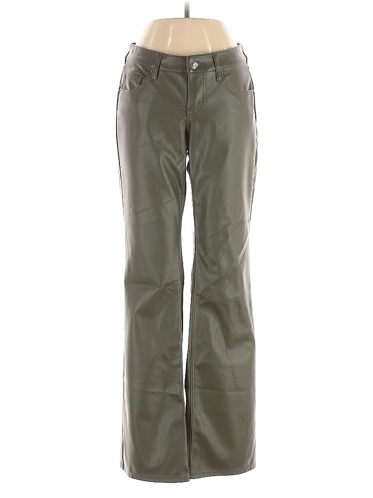 Pre-owned Wild Fable Faux Leather Pants In Green