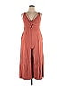 Anrabess Solid Brown Jumpsuit Size XL - photo 1