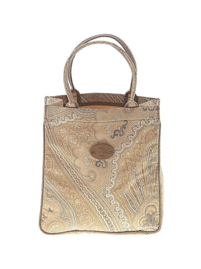 ETRO Paisley Gold Tan Vintage Tote One size - photo 1