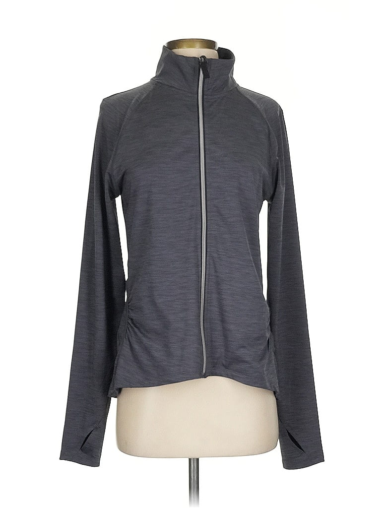 Pre-owned All In Motion Track Jacket In Gray