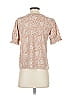 Ann Taylor LOFT Outlet 100% Cotton Tan Short Sleeve Blouse Size S - photo 2