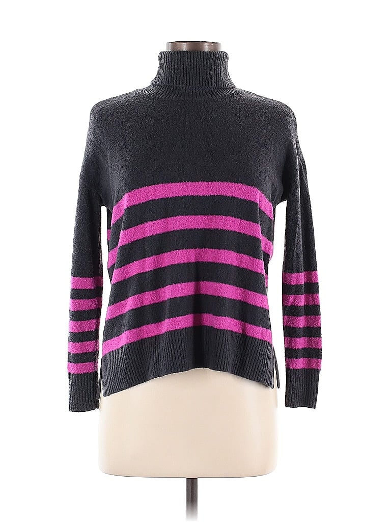 Pre-owned Vince Camuto Turtleneck Sweater In Purple