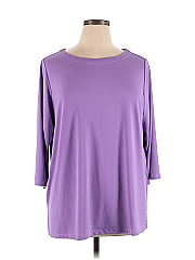 Susan Graver 3/4 Sleeve T Shirt