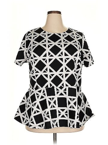 Ashley Stewart Short Sleeve Blouse (view 1)